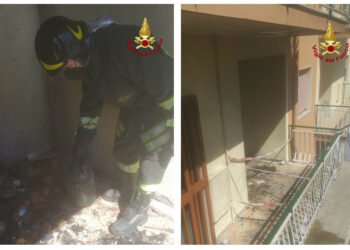 Scoppia una bombola da campeggio di kg 5 su un balcone a Crotone, signora 70enne ustionata