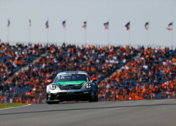 Il calabrese Simone Iaquinta a Monza per il settimo round del Mondiale Porsche