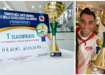 Nicodemo Arnoni pizzaiolo cirotano 1° classificato al Trofeo dell’Arte Bianca e delle Eccellenze Calabresi