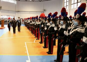 Solenne cerimonia di giuramento degli allievi della Scuola Carabinieri