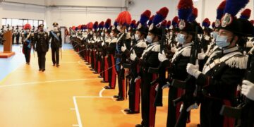 Solenne cerimonia di giuramento degli allievi della Scuola Carabinieri