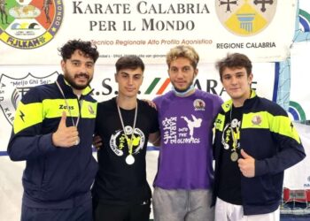 Tris d’Oro per l’Asd Martial Kroton Ryu alle qualificazioni del Campionato italiano assoluto di Karate Kumite