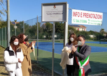 Cirò Marina, i Campi da Tennis comunali intitolati a Luigi Parrilla