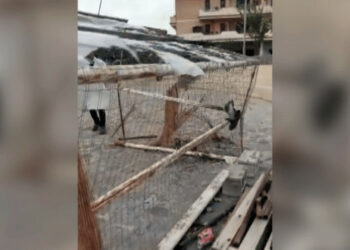 Incendiata la capanna del Presepe a Siderno