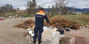 Sequestrata dalla Guardia Costiera una discarica abusiva per circa 600 mq. di rifiuti abbandonati nel territorio comunale di Corigliano-Rossano