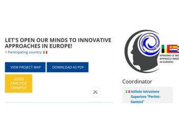 Il progetto Erasmus+, l’Istituto “Pertini-Santoni” di Crotone selezionato come “esempio di buona pratica”