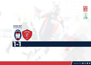 Calcio Serie BKT, 32^ giornata: Crotone vs Perugia 1-1