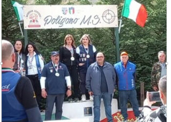 Crucoli: Oro per Pettinato in squadra con Scorza, Giuffrè e Calveri alla finale nazionale  Tiro di Campagna a 50 m mobile