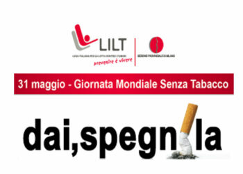 Giornata mondiale senza tabacco, Lilt in piazza il 31 maggio con “Resi liberi”