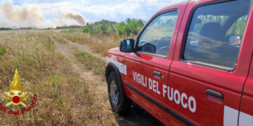 Anche oggi dura giornata di lavoro per i Vigili del fuoco della città di Crotone