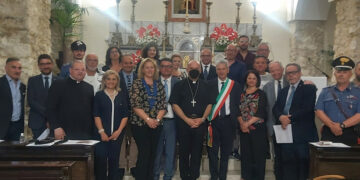 Inaugurazione restauro affresco di San Nicodemo Abate di Cirò: intervenuto il Vescovo di Crotone e di Santa Severina