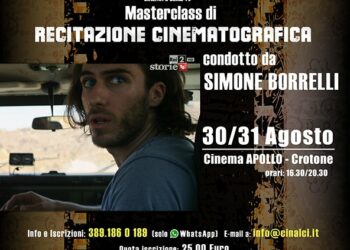 Cinalci, al via le iscrizioni alla Master Class di recitazione cinematografica