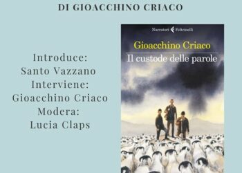 Crotone, presentazione del nuovo romanzo di Gioacchino Criaco, autore di “Anime nere”
