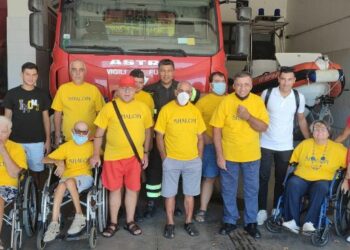 “Vigile del Fuoco per un giorno” gli ospiti del Centro “M. Agostino” protagonisti al Comando Provinciale di Crotone