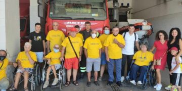 “Vigile del Fuoco per un giorno” gli ospiti del Centro “M. Agostino” protagonisti al Comando Provinciale di Crotone