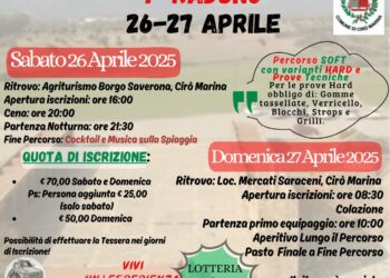 Cirò Marina, al via il 1º Raduno “Cirò Extreme 4×4” il 26 e 27 aprile 2025
