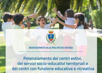 Crotone, potenziamento dei centri estivi, dei servizi socio-educativi territoriali e dei centri con funzione educativa e ricreativa