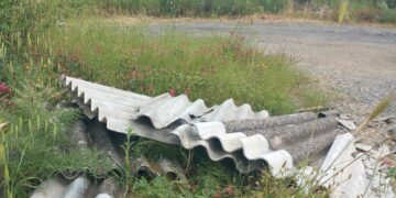 Cirò, 15 lastre di eternit abbandonate nell’area protetta della Marinella: allarme per la salute pubblica e l’ambiente