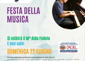 Festa della Musica stasera a Cirò Marina: protagonista il Maestro Aldo Fedele