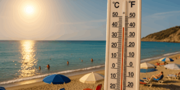 Caldo record sulla costa ionica calabrese: in arrivo l’anticiclone Pluto con punte oltre i 40 gradi