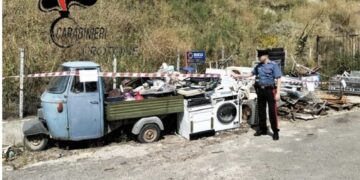 Santa Severina: discarica abusiva di rifiuti ferrosi, denunciato un 59enne del posto