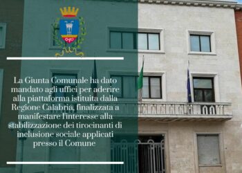 Tirocinanti: il Comune di Crotone aderisce alla piattaforma finalizzata alla stabilizzazione