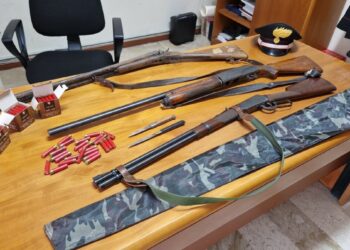 Santa Severina, imprenditore denunciato per omessa denuncia e porto abusivo di armi: sequestrati fucili e coltelli