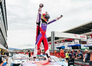 Simone Iaquinta brilla al Mugello: spettacolo sul bagnato e podio sfiorato in Gara 2