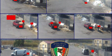 Cirò Marina, abbandonano rifiuti nell’area industriale: multe fino a 7.800 euro grazie alle indagini della Polizia Locale
