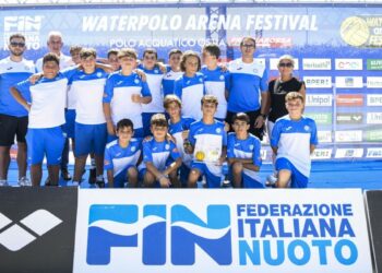 Gli squaletti della Rari Nantes Auditore Crotone protagonisti al Waterpolo Festival di Ostia