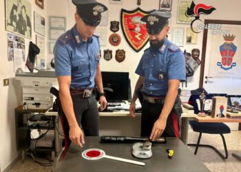Cirò Marina: droga, coltello e mazza da baseball in macchina, poi minacce ai carabinieri, una persona arrestata e una denunciata