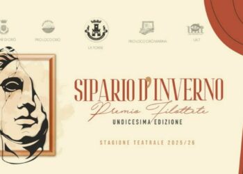 Cirò: al via l’XI edizione della Rassegna Teatrale “Sipario d’Inverno – Premio Filottete” con otto spettacoli in scena al Teatro Filottete