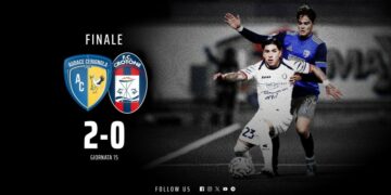 Calcio, Serie C, 15a giornata: Audace Cerignola vs Crotone 2-0