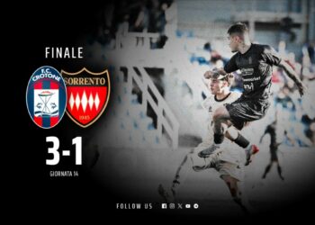 Calcio, Serie C, 14a giornata: Crotone vs Sorrento 3-1