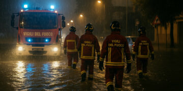 Maltempo su Crotone, vigili del fuoco impegnati tutta la notte: attivato il COC comunale