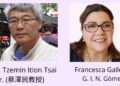 Italia e Cina unite dalla poesia: in Cina il nuovo libro di Francesca Gallello Gabriel Italo Nel Gómez con il prof. Tzemin Ition Tsai