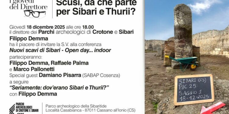 Sibari e Thurii, nuovi scavi e nuove domande: giovedì 18 dicembre open day al Parco archeologico della Sibaritide