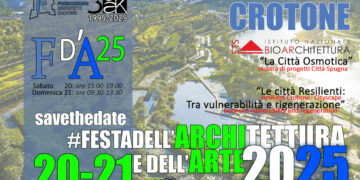 Crotone, “Città Osmotica”: architettura, acqua e resilienza urbana al centro della Festa dell’Architettura e dell’Arte 2025