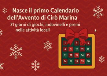 Nasce il primo Calendario dell’Avvento di Cirò Marina: 31 giorni di giochi, indovinelli e premi nelle attività locali