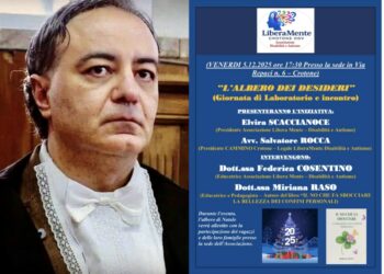 Crotone, l’Avv. Rocca presenta “L’Albero dei Desideri”: una giornata per coltivare sogni, autonomia e legami familiari