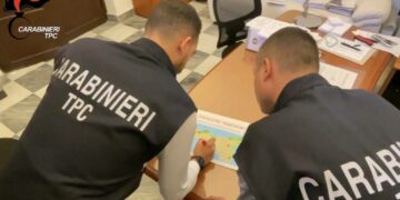 Scavi clandestini e traffico di reperti archeologici: 56 arresti in un’operazione dei Carabinieri TPC tra Roma, Catania e Catanzaro