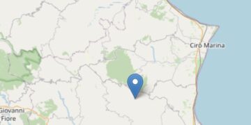 Terremoto nel Crotonese: scossa di magnitudo 3.7 con epicentro a San Nicola dell’Alto