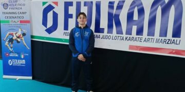 Lotta olimpica: Enrico Megna del AKC Crotone al training camp per disputare il Trofeo Pasi