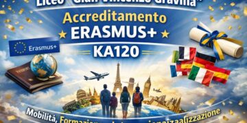 Il Liceo Gravina consolida il suo percorso europeo: ottenuto l’Accreditamento Erasmus+ KA120