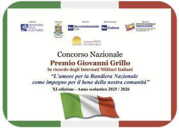 Annuncio cerimonia premiazione scuole vincitrici undicesima edizione, Premio Nazionale Giovanni Grillo in ricordo degli Internati Militari Italiani