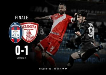 Calcio, Serie C, 21a giornata: Crotone vs Team Altamura 0-1