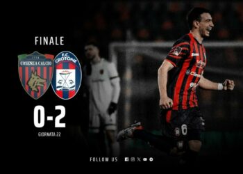 Calcio, Serie C, 22a giornata: Cosenza vs Crotone 0-2