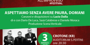 Il teatro incontra Lucio Dalla: a Crotone e Corigliano Rossano lo spettacolo “Aspettiamo senza avere paura, domani”