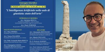 Crotone l’Avv. Rocca organizza un Convegno Giuridico sull’intelligenza Artificiale Sfida o Rivoluzione! L’Avvocatura di Crotone traccia il futuro della Giustizia.
