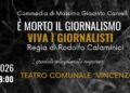 Sipario aperto sulla solidarietà: i giornalisti crotonesi tornano a teatro con la commedia “È morto il giornalismo, viva i giornalisti”, scritta da Giacinto Massimo Carvelli per la regia di Rodolfo Calaminici